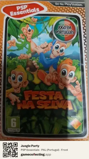 Jungle Party PlayStation Portable, Portugal box front