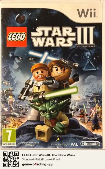 LEGO Star Wars III: The Clone Wars Nintendo Wii, France box front
