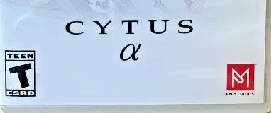 Cytus Alpha, the ESRB box on its front