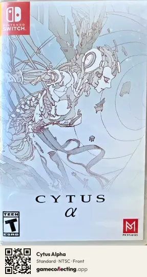 Cytus Alpha Nintendo Switch, NTSC box front