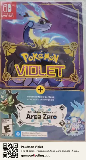 Pokémon Violet Nintendo Switch, Asia box front
