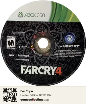 Far Cry 4 Xbox 360, NTSC disc