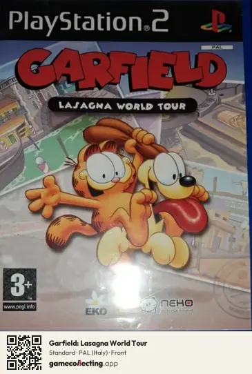 Garfield: Lasagna World Tour PlayStation 2, Italy box front