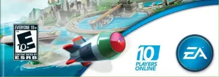 MySims SkyHeroes, the ESRB box on its front