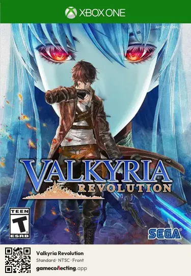 Valkyria Revolution Xbox One, NTSC box front