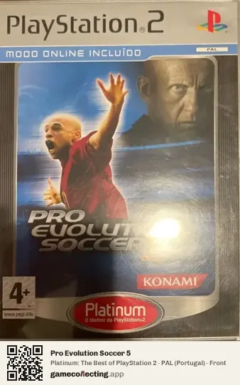 Pro Evolution Soccer 5 PlayStation 2, Portugal box front