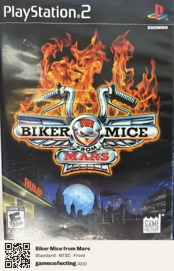 Biker Mice from Mars PlayStation 2, NTSC box front