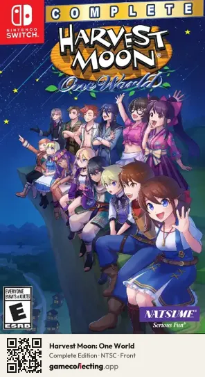 Harvest Moon: One World Nintendo Switch, NTSC box front