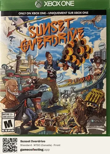 Sunset Overdrive Xbox One, Canada box front