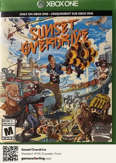 Sunset Overdrive Xbox One, Canada box front