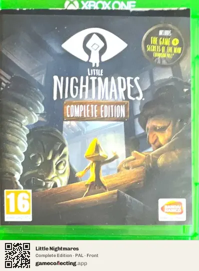 Little Nightmares Xbox One, PAL box front