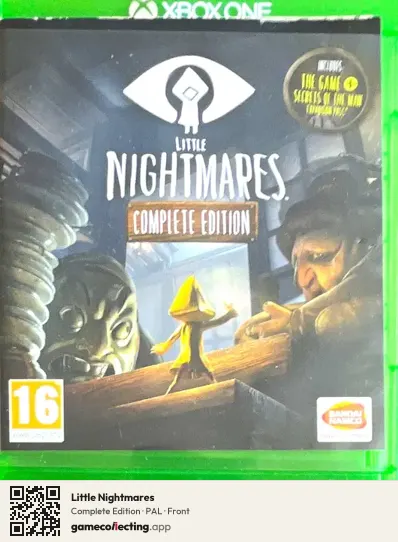 Little Nightmares Xbox One, PAL box front