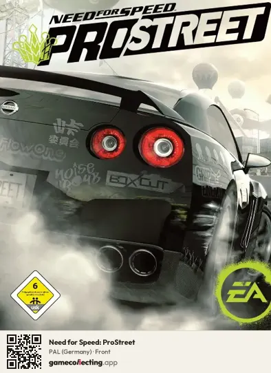 Need for Speed: ProStreet PlayStation 3, Germany box front