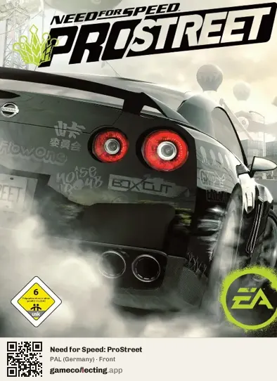 Need for Speed: ProStreet PlayStation 3, Germany box front