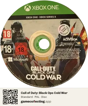 Call of Duty: Black Ops Cold War Xbox One, PAL disc