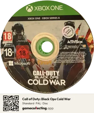 Call of Duty: Black Ops Cold War Xbox One, PAL disc