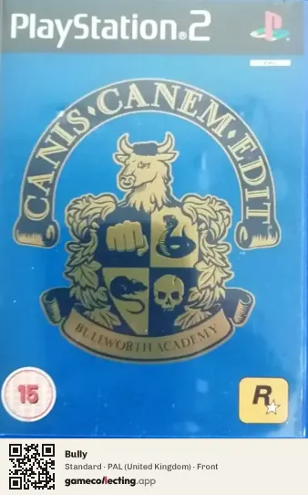 Bully PlayStation 2, United Kingdom box front