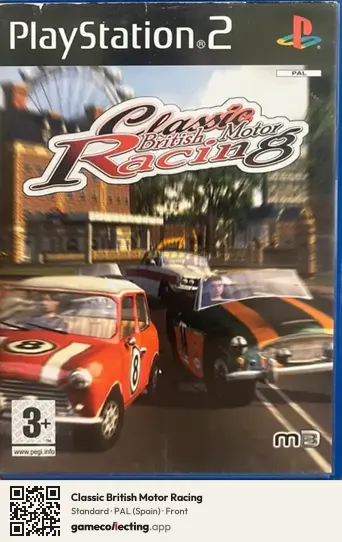 Classic British Motor Racing PlayStation 2, Spain box front
