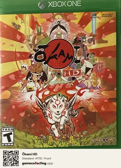 Ōkami HD Xbox One, NTSC box front