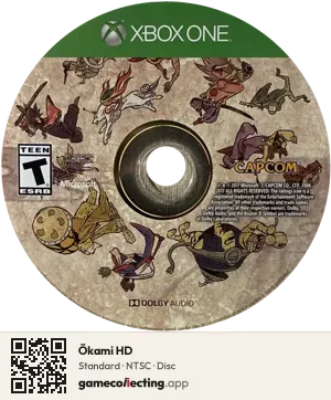 Ōkami HD Xbox One, NTSC disc