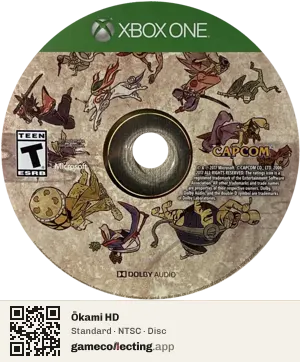 Ōkami HD Xbox One, NTSC disc