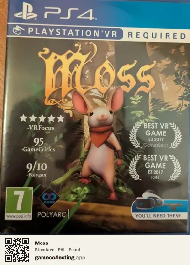 Moss PlayStation 4, PAL box front