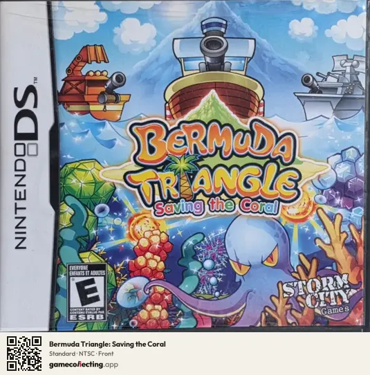 Bermuda Triangle: Saving the Coral Nintendo DS, NTSC box front