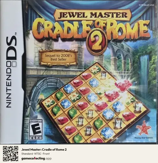 Jewel Master: Cradle of Rome 2 Nintendo DS, NTSC box front