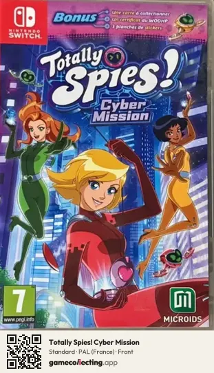 Totally Spies! Cyber Mission Nintendo Switch, France box front