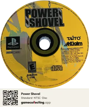 Power Shovel PlayStation, NTSC disc