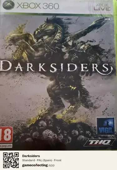 Darksiders Xbox 360, Spain box front