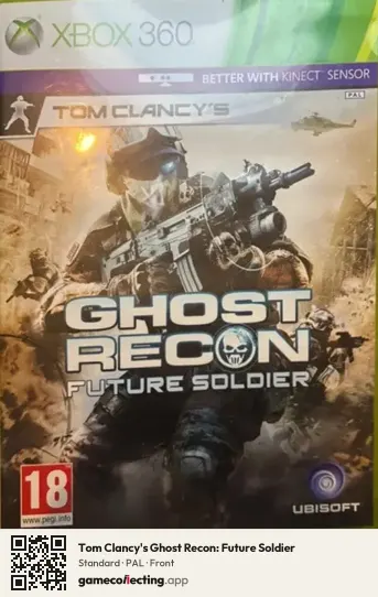 Tom Clancy's Ghost Recon: Future Soldier Xbox 360, PAL box front
