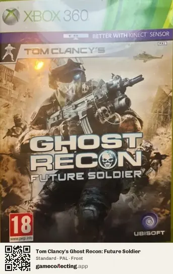 Tom Clancy's Ghost Recon: Future Soldier Xbox 360, PAL box front