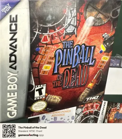 The Pinball of the Dead Game Boy Advance, NTSC box front