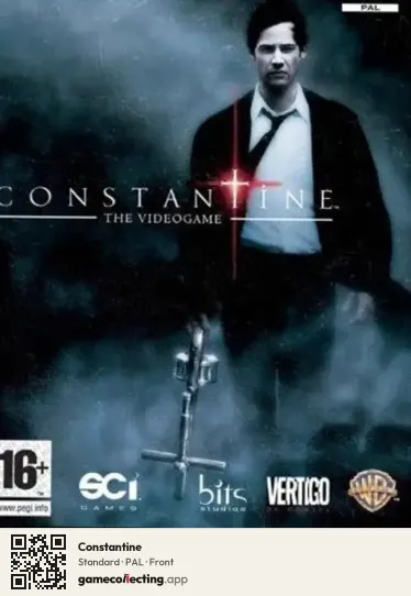 Constantine PlayStation 2, PAL box front