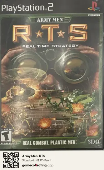 Army Men: RTS PlayStation 2, NTSC box front
