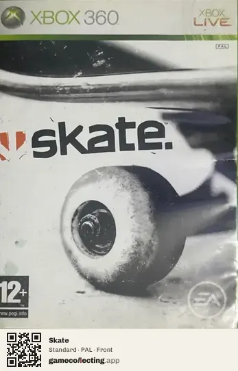 Skate Xbox 360, PAL box front