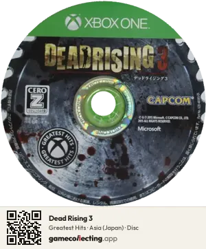 Dead Rising 3 Xbox One, Asia disc