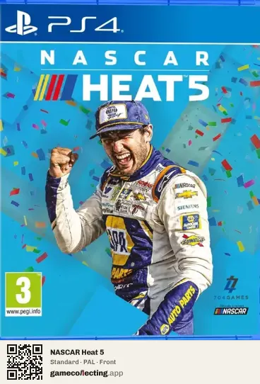 NASCAR Heat 5 PlayStation 4, PAL box front
