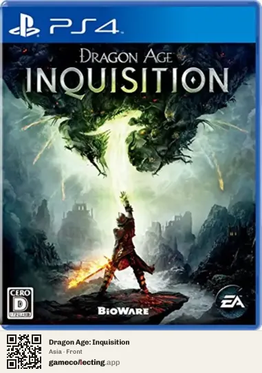 Dragon Age: Inquisition PlayStation 4, Asia box front