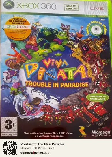 Viva Piñata: Trouble in Paradise Xbox 360, Spain box front