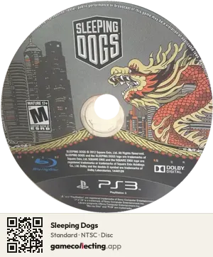 Sleeping Dogs PlayStation 3, NTSC disc