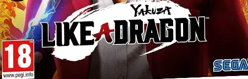 Yakuza: Like a Dragon, the PEGI square on its front