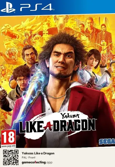 Yakuza: Like a Dragon PlayStation 4, PAL box front