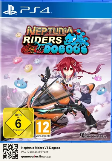 Neptunia Riders VS Dogoos PlayStation 4, Germany box front