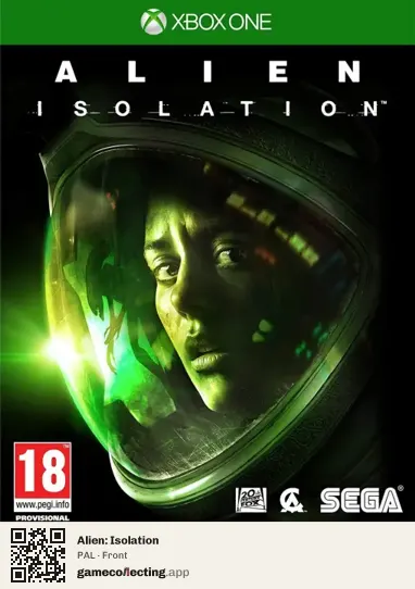 Alien: Isolation Xbox One, PAL box front