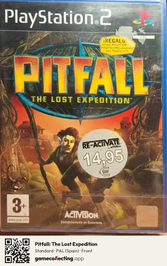 Pitfall: The Lost Expedition PlayStation 2, Spain box front