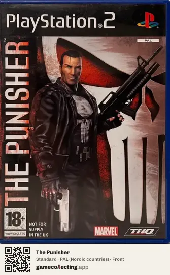 The Punisher PlayStation 2, Nordic countries box front