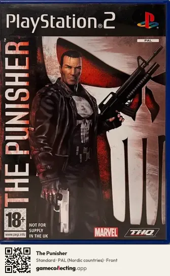 The Punisher PlayStation 2, Nordic countries box front