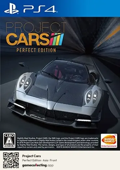 Project Cars PlayStation 4, Asia box front